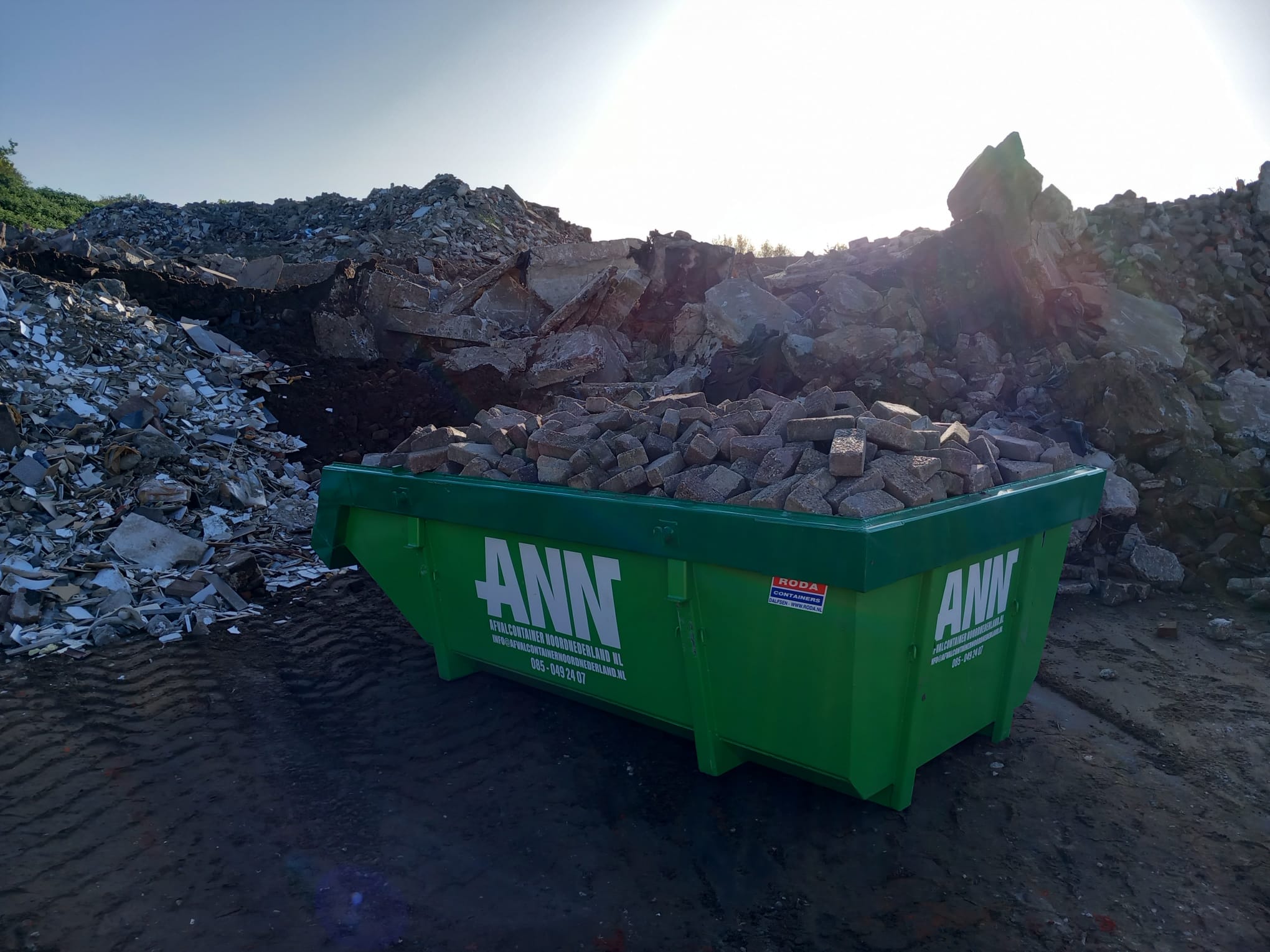 ANN puincontainer 2 Puincontainer Hoogeveen - Afvalcontainer Noord Nederland