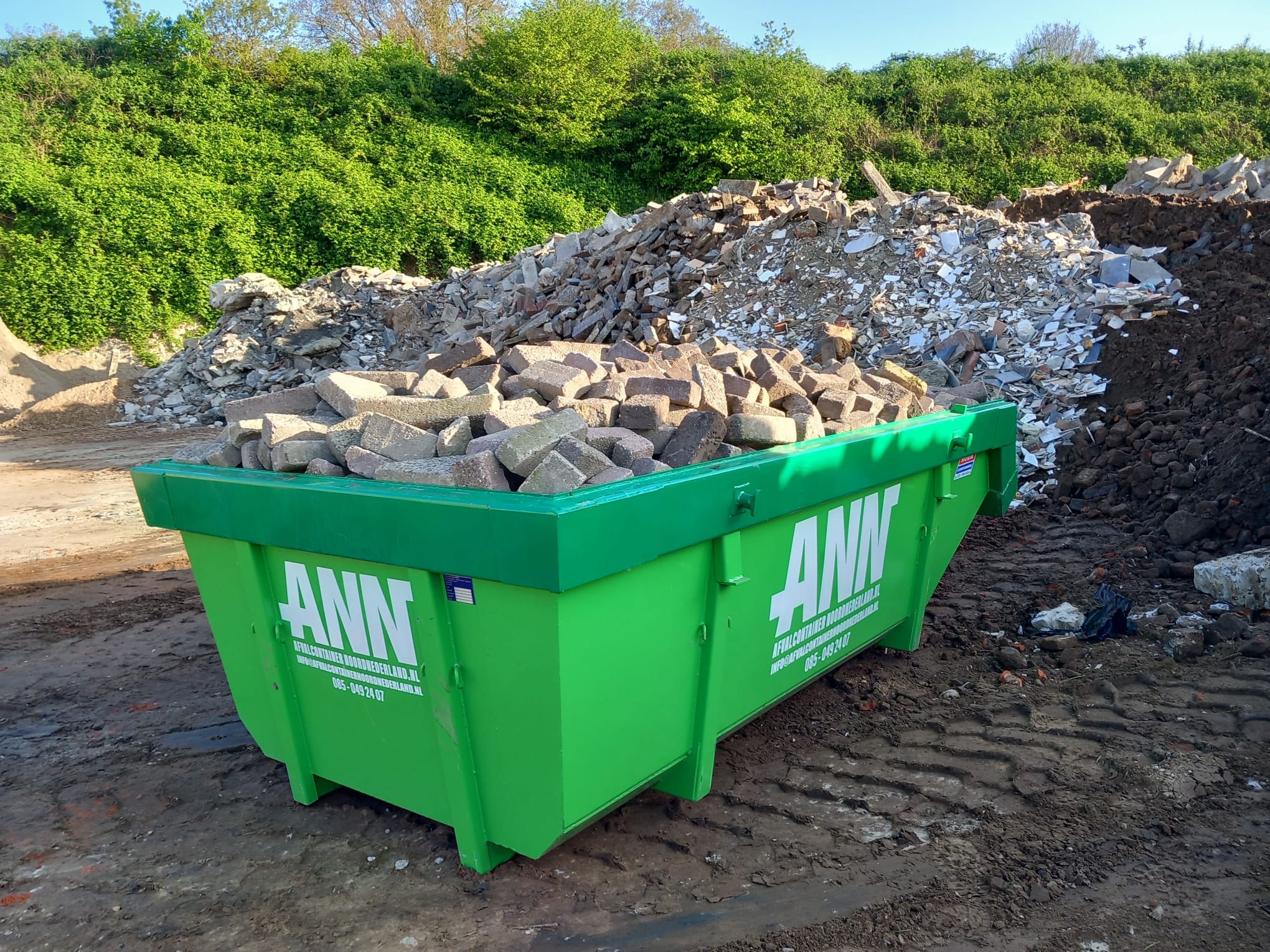 ANN puincontainer Afvalcontainer Tiendeveen - Afvalcontainer Noord Nederland