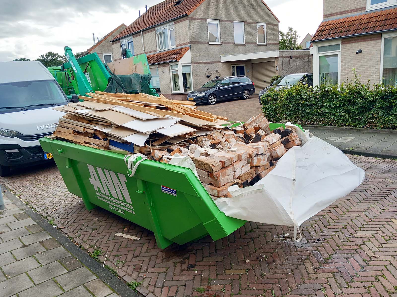 Puin Container huren - Afvalcontainer Noord Nederland (ANN)