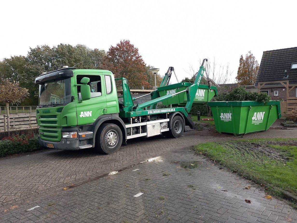 Afvalcontainer Noord Nederland-Groen container Container Huren Assen - Afvalcontainer Noord Nederland